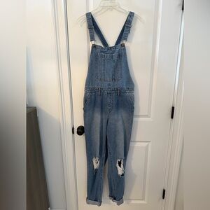 Maternity Denim Overalls size 6